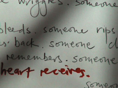 Writing on Notepad - Someone Rips Someone Back Someone