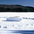 sculptural installation in context on frozen lake