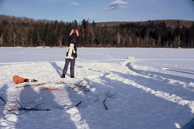 steward dancing on Lac Sucreries